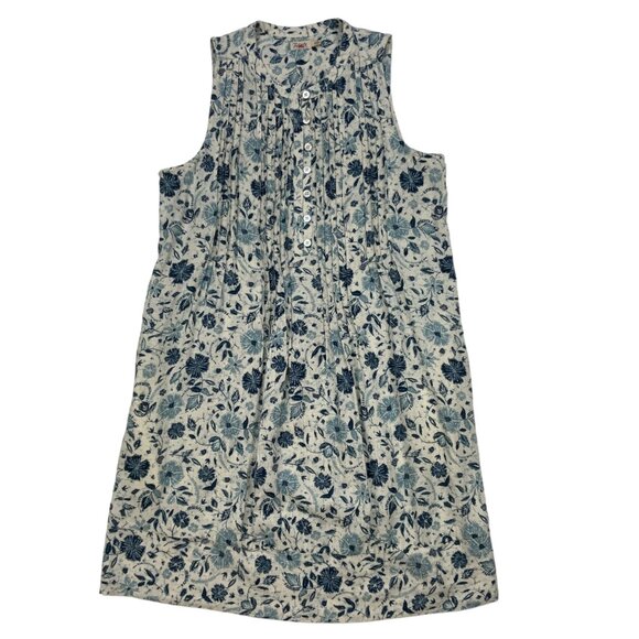 Faherty Blue Floral Mini Dress - Picture 12 of 12